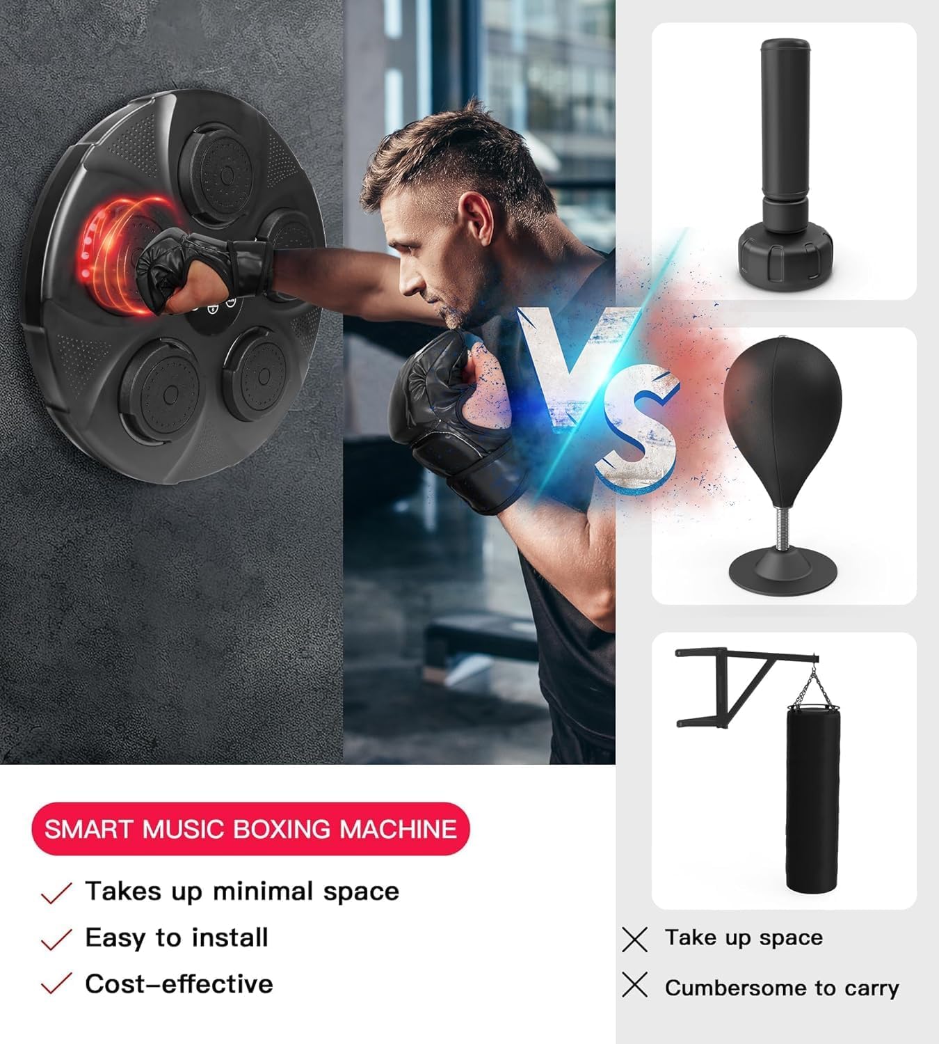 Wall Mounted Smart Music Punching